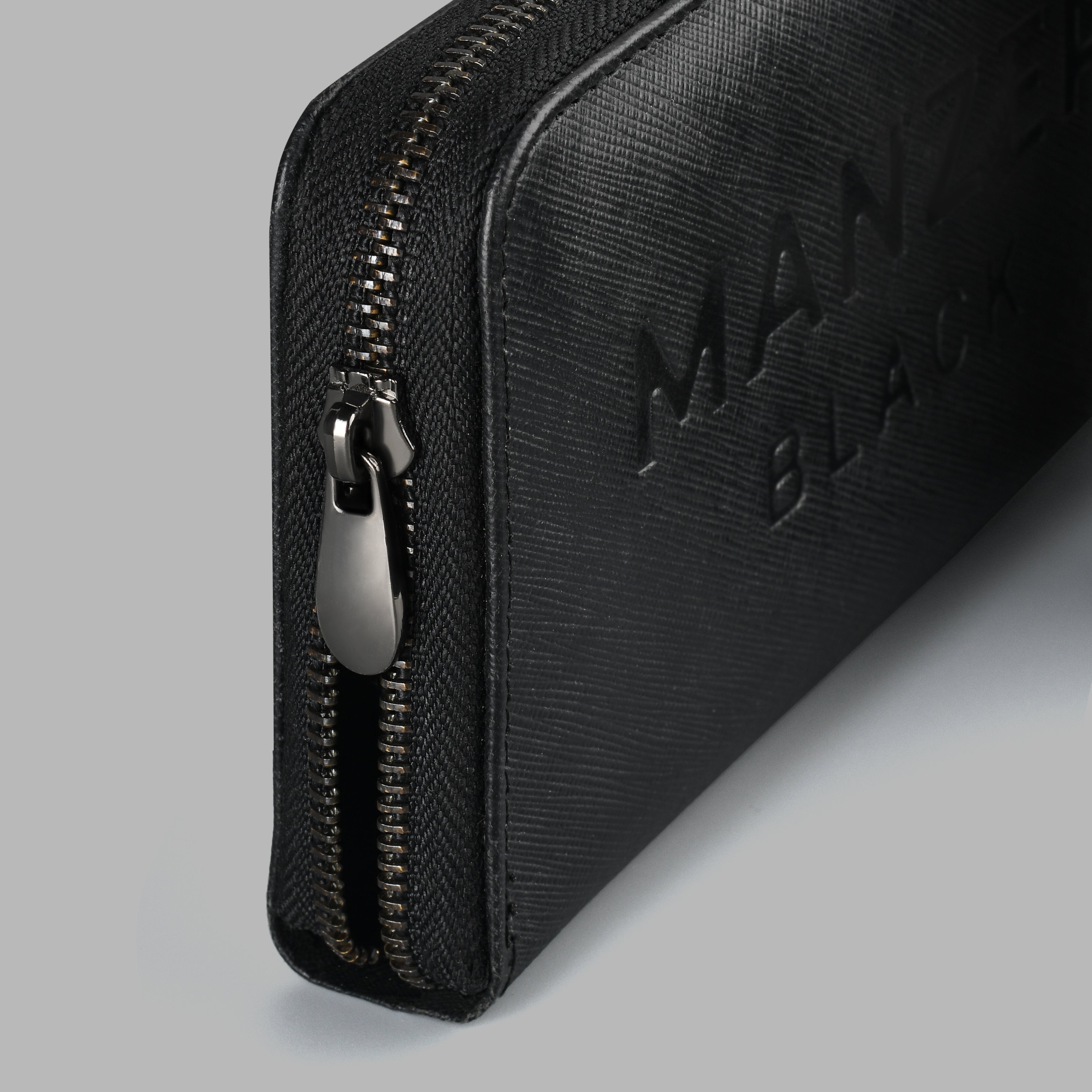 Saffinao Leather Zipper Wallet