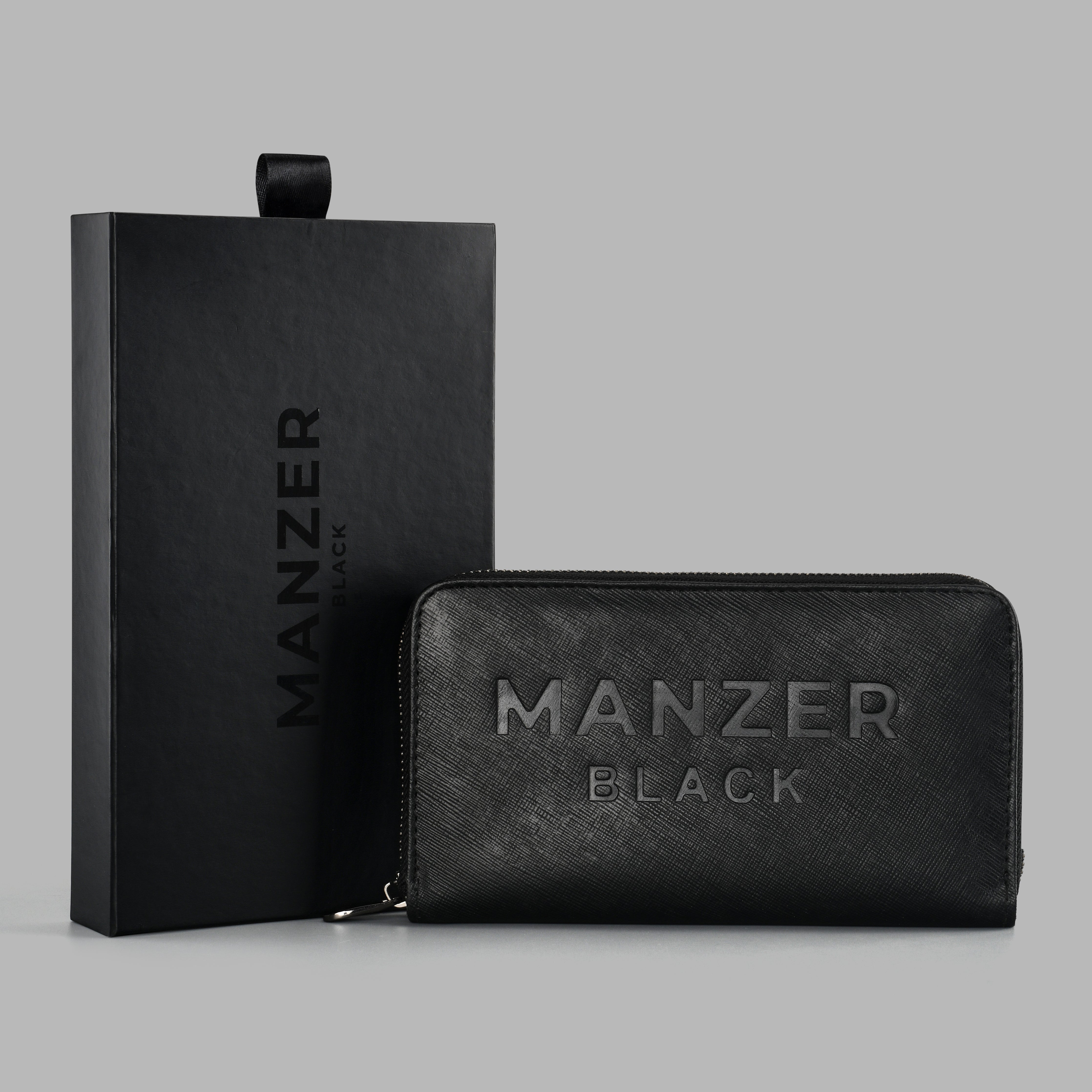 Saffinao Leather Zipper Wallet